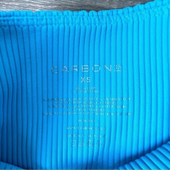 Carbon38 Ribbed 7/8 Legging - Picture 8 of 8
